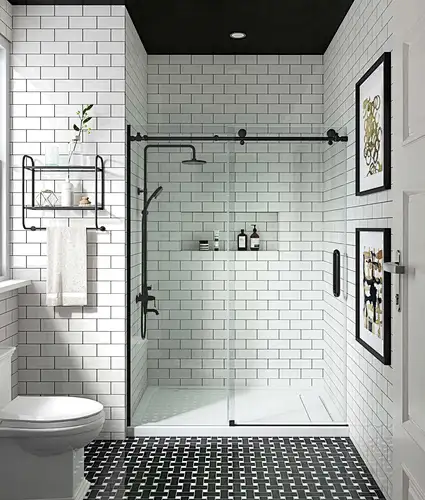door shower