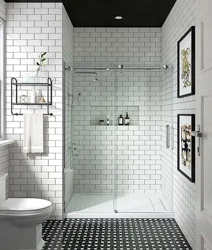 door shower